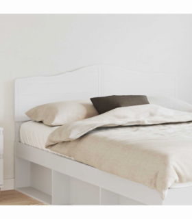 vidaXL Headboard White Engineered wood