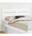 vidaXL Headboard White Engineered Wood