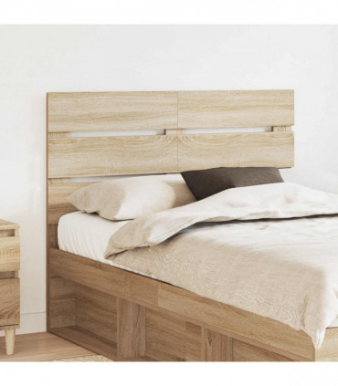 vidaXL Headboard Sonoma Oak Engineered Wood