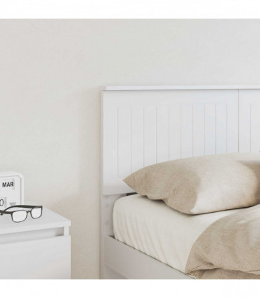 vidaXL Headboard White Engineered wood