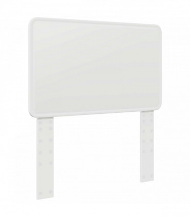 vidaXL Headboard White Engineered wood