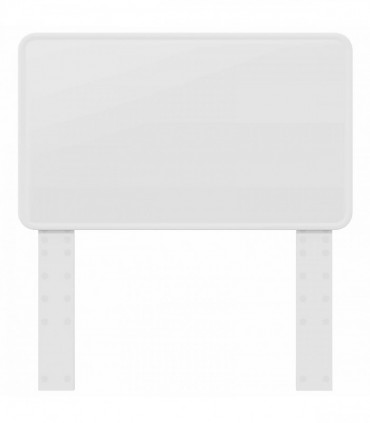 vidaXL Headboard White Engineered wood