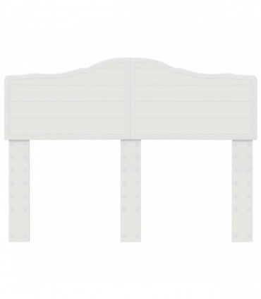vidaXL Headboard White Engineered wood