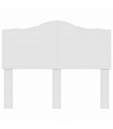 vidaXL Headboard White Engineered wood