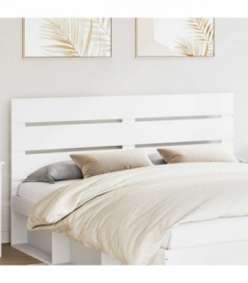vidaXL Headboard White Engineered Wood