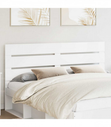 vidaXL Headboard White Engineered Wood