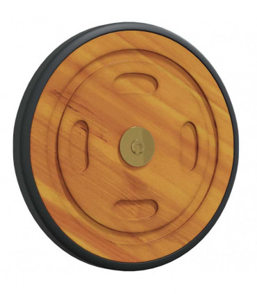 vidaXL Space Wheels 2 pcs Brown 20.5 x 20.5 x 2 cm Solid Acacia Wood