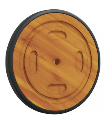 vidaXL Space Wheels 2 pcs Brown 20.5 x 20.5 x 2 cm Solid Acacia Wood