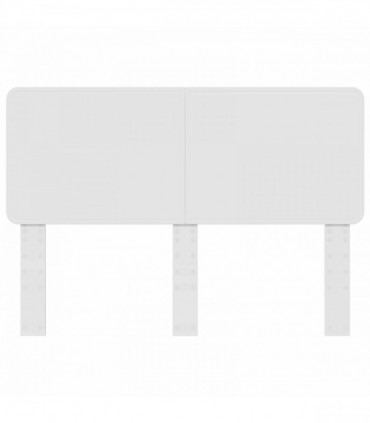 vidaXL Headboard White Engineered wood