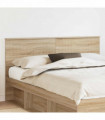 vidaXL Headboard Sonoma Oak Engineered wood
