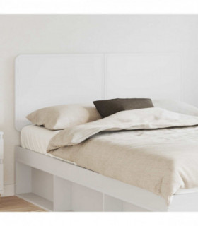 vidaXL Headboard White Engineered wood