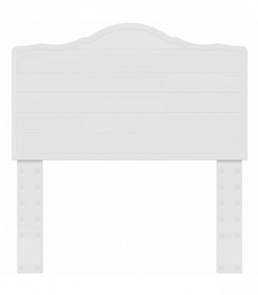vidaXL Headboard White Engineered wood