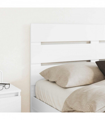 vidaXL Headboard White Engineered Wood
