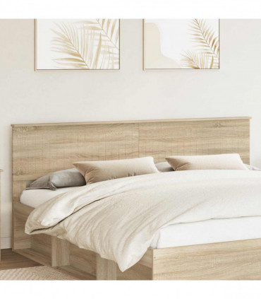 vidaXL Headboard Sonoma Oak Engineered wood