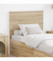 vidaXL Headboard Sonoma Oak Engineered wood