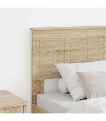 vidaXL Headboard Sonoma Oak Engineered wood