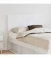 vidaXL Headboard White Engineered wood