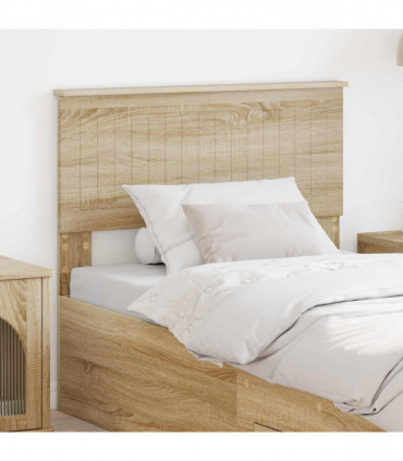vidaXL Headboard Sonoma Oak Engineered wood