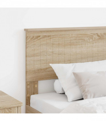vidaXL Headboard Sonoma Oak Engineered wood