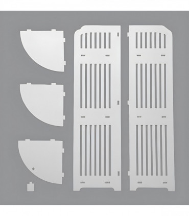3 Tier Bathroom Corner Shelves