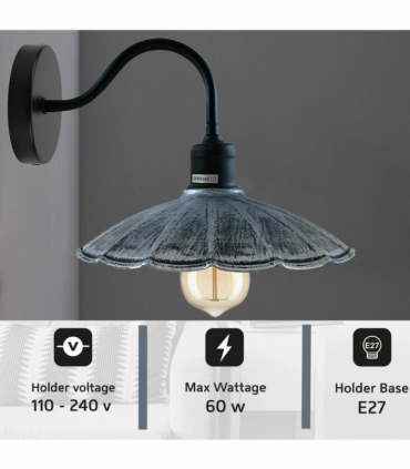Indoor Wall Lights Vintage Lamps Living Room Bedroom ~1499