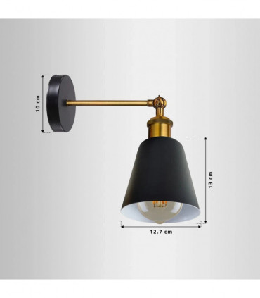 Industrial  Metal Wall Mounted Wall lamp Fitting E27 Wall Lighting Fixture ~6212