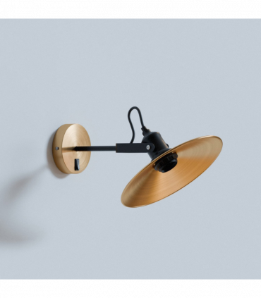 Industrial Adjustable Swivel Wall Sconce with LED E27 Bulb Compatibility-5626