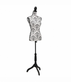 Ladies bust black white