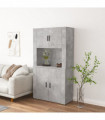 vidaXL Highboard Concrete Grey Engineered Wood