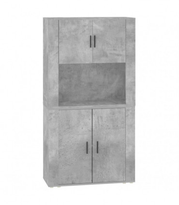 vidaXL Highboard Concrete Grey Engineered Wood