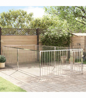 vidaXL Outdoor Dog Kennel 200x400x100 cm