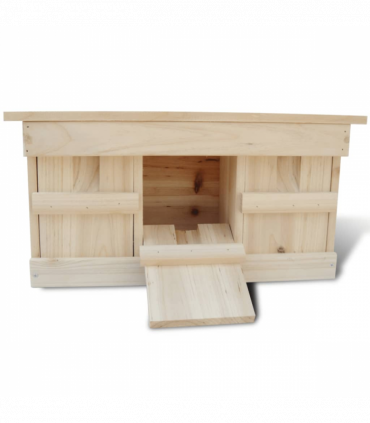 vidaXL Sparrow Houses 2 pcs Wood 44x15.5x21.5 cm
