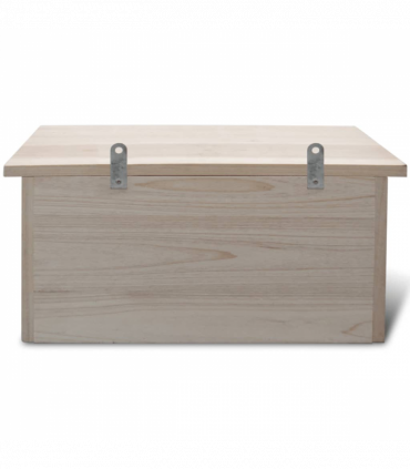 vidaXL Sparrow Houses 2 pcs Wood 44x15.5x21.5 cm
