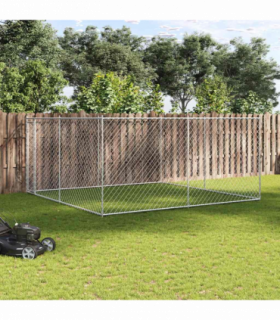 vidaXL Outdoor Dog Kennel 383x383x185 cm