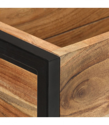 vidaXL Planter 90x20x68 cm Solid Acacia Wood