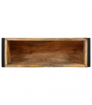 vidaXL Planter 60x20x68 cm Rough Mango Wood