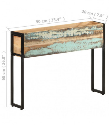 vidaXL Planter 90x20x68 cm Solid Reclaimed Wood