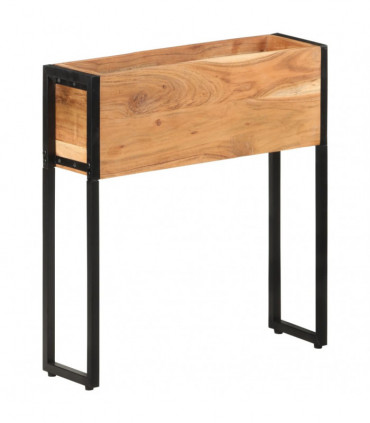vidaXL Planter 60x20x68 cm Solid Acacia Wood