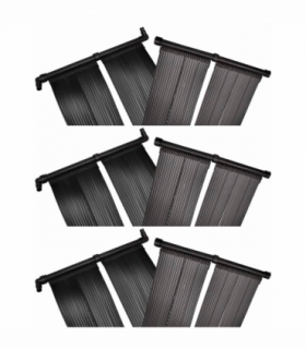 vidaXL Solar Pool Heater Panel 6 pcs 80x620 cm