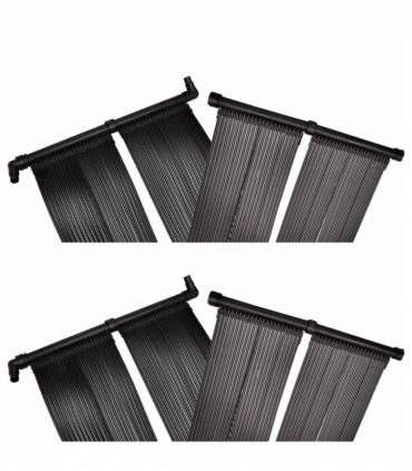 vidaXL Solar Pool Heater Panel 4 pcs 80x620 cm