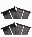 vidaXL Solar Pool Heater Panel 4 pcs 80x620 cm