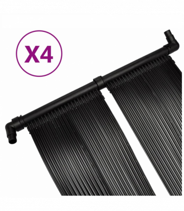 vidaXL Solar Pool Heater Panel 4 pcs 80x620 cm