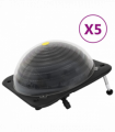 vidaXL Solar Pool Heaters 5 pcs 75x75x36 cm HDPE Aluminium