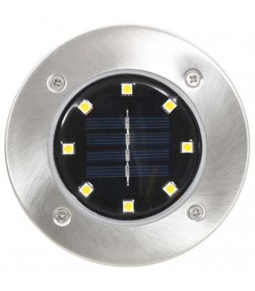 vidaXL Solar Ground Lights 8 pcs LED Lights White
