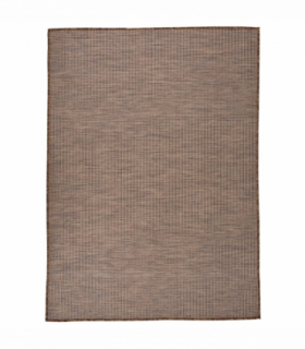 vidaXL Outdoor Flatweave Rug 200x280 cm Brown