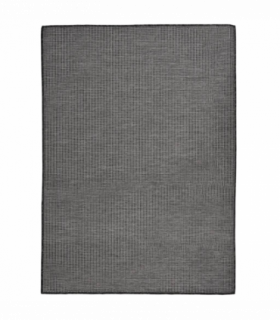 vidaXL Outdoor Flatweave Rug 200x280 cm Grey