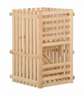 vidaXL Potato Box 50x50x80 cm Solid Pinewood
