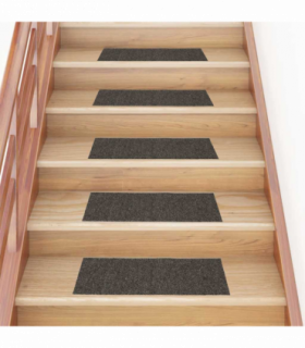 vidaXL Stair Mats Self-adhesive 30 pcs 60x25 cm Anthracite Rectangular