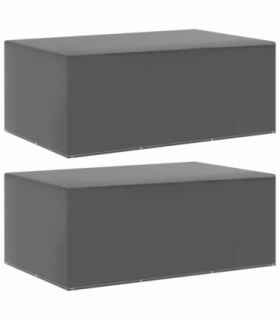 vidaXL Garden Furniture Covers 2 pcs 7 Eyelets 225x143x90 cm