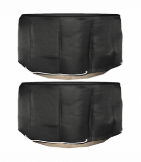 vidaXL Garden Furniture Covers 2 pcs 10 Eyelets Ø230x90 cm Round